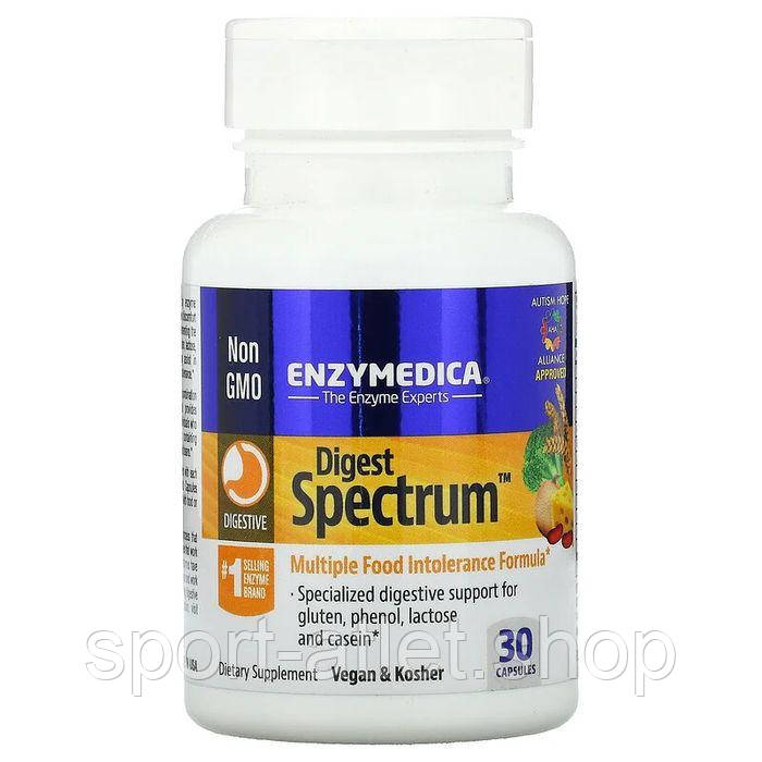 Натуральна добавка Enzymedica Digest Spectrum, 30 капсул, фото 1