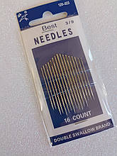 Голки ручні (голки для ручного шиття) NEEDLES № 120-023-3/9 (16шт)