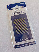 Голки ручної (цілки для шиття) NEEDLES No 120-028-8 (16шт)