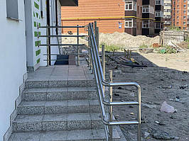 Перила и ограждения для лестниц. Перила с тройным (двойным) поручнем. Детские перила для лестниц, для школ и садика. г. Сумы Детский Сад ,... 1