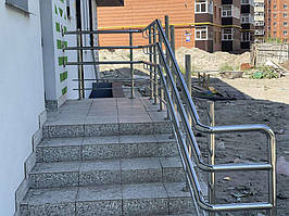 Перила и ограждения для лестниц. Перила с тройным (двойным) поручнем. Детские перила для лестниц, для школ и садика. г. Сумы Детский Сад ,... 4