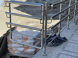 Перила и ограждения для лестниц. Перила с тройным (двойным) поручнем. Детские перила для лестниц, для школ и садика. г. Сумы Детский Сад ,... 10