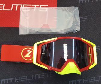 Мотоочки LAZER Goggle Race Style Red Yellow - Mirror Silver Lens - фото 4 - id-p1559512788