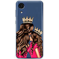 Силиконовый чехол BoxFace Samsung Galaxy A03 Core Queen and Princess