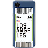 Силиконовый чехол BoxFace Samsung Galaxy A03 Core Ticket Los Angeles