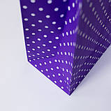 Крафт подарункові пакети 260*150*350 мм красивий Кольоровий Паперовий пакет з плоским дном однотонний святковий, фото 4