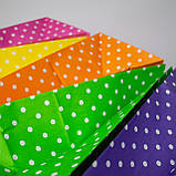 Подарунковий кольоровий Паперовий пакет 260*150*350 мм Кольоровий крафт пакет з крученными ручками та малюнком, фото 9