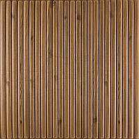 Самоклеюча декоративна 3D панель бамбук дерево 700x700x8.5мм (072)