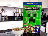 Пластівці kellogg's Minecraft Creeper Crunch Cinnamon with Marshmallows 360g, фото 3