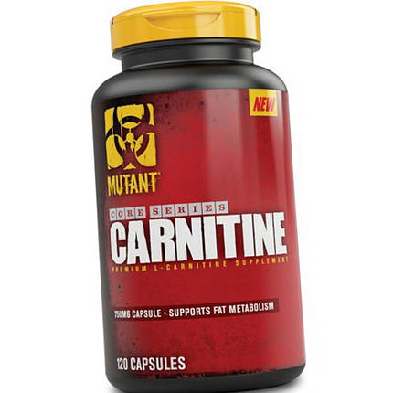 Л-карнітин Mutant Carnitine caps 120 L-carnitine Капсули для зниження ваги і схуднення для жінок і чоловіків, фото 3