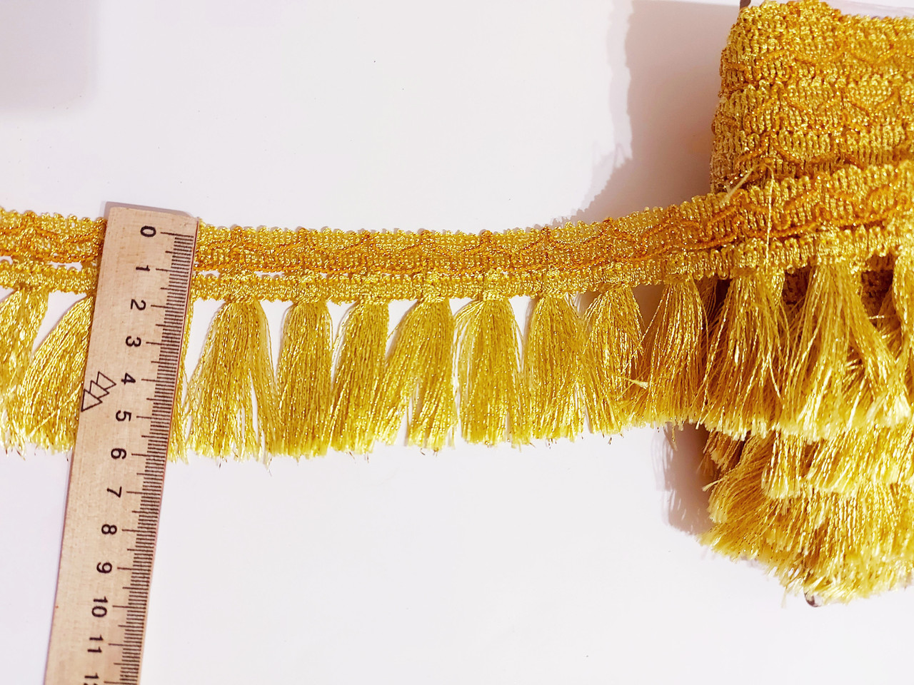 Бахрома декоративна золото люрекс см. "Яскрава 6 см"