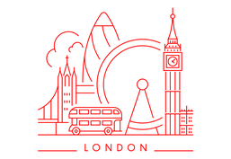 Наклейка «Графічний Лондон» з оракалу