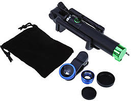 Селфи палиця (монопод, штатив) JR 239 X3T+Лінзи