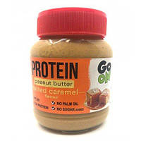 Арахисовая паста с протеином без сахара GoOn Protein Peanut butter Salted caramel 350g (сроки 18.04.24)