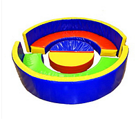 Набор детской мебели Сядем в круг кожзам Разноцветный (Тia-sport ТМ)