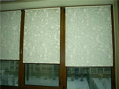 Рулонні штори тканина КВІТИ 3050 з фіксацією