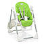 Стільчик для годування El Camino Prime ME 1038 Green Apple регульований з ременями безпеки Зелений, фото 2