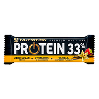 Протеїновий батончик Protein Bar 33% Go! On Nutrition 50 грам ванілін-малина