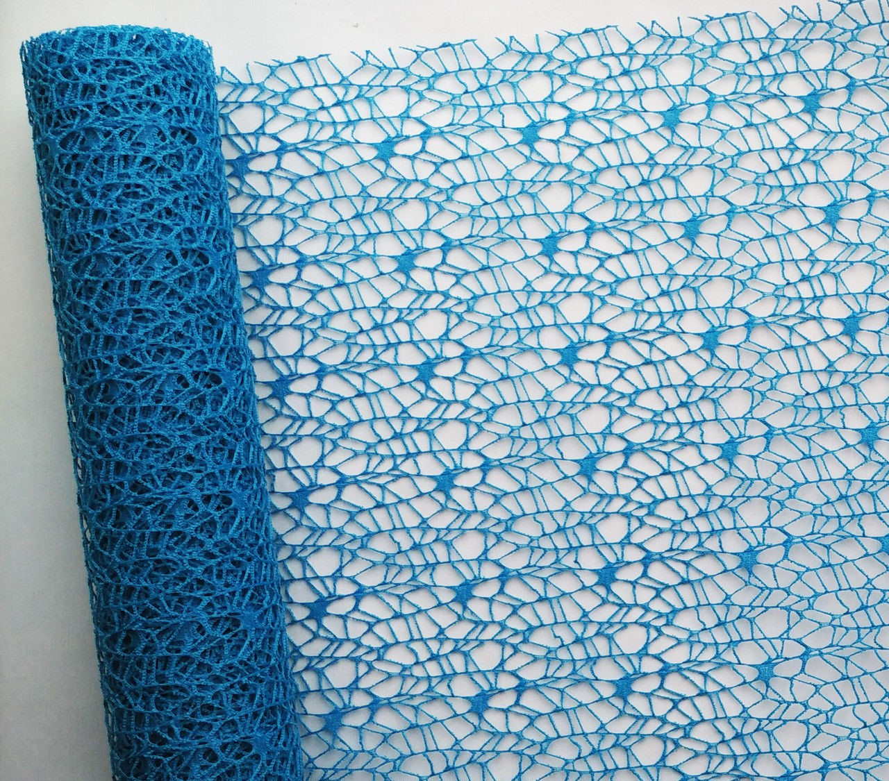 Сітка длористична Poly net 1 синя 53см х 5 ярдов, фото 1