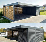 Автонавіс для автомобіля 6х6, 6х9м у сучасному стилі, фото 7