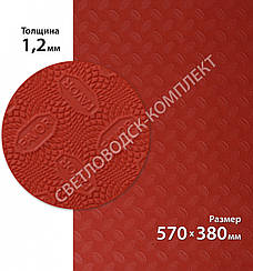 Гумова профілактика FAVOR, р. 570*380*1.2 мм, кол. червоний (4) red