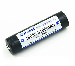 Акумулятор Li-ion Keeppower Panasonic 18650 3100mAh з захистом