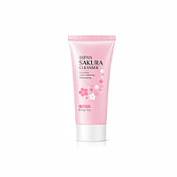 Пенка для умывания с экстрактом сакуры Laikou Japan Sakura Moisturizing Cleanser