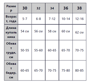 Дитячий і підлітковий злитий купальник Z. Five 508 персиковий на 30 32 34 36 38 розмір, фото 2