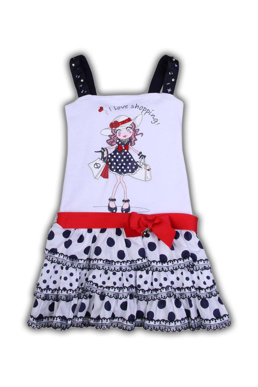 Дитячий сарафан для дівчинки Одяг для дівчаток 0-2 Byblos Італія BJ1336 Білий