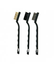 Набір щіток для чищення інструментів і борів (3 шт, різної жорсткості.)