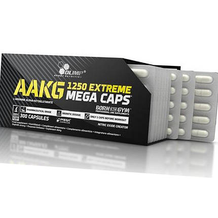 Аргінін Olimp AAKG Extreme Mega 120 капс, фото 1