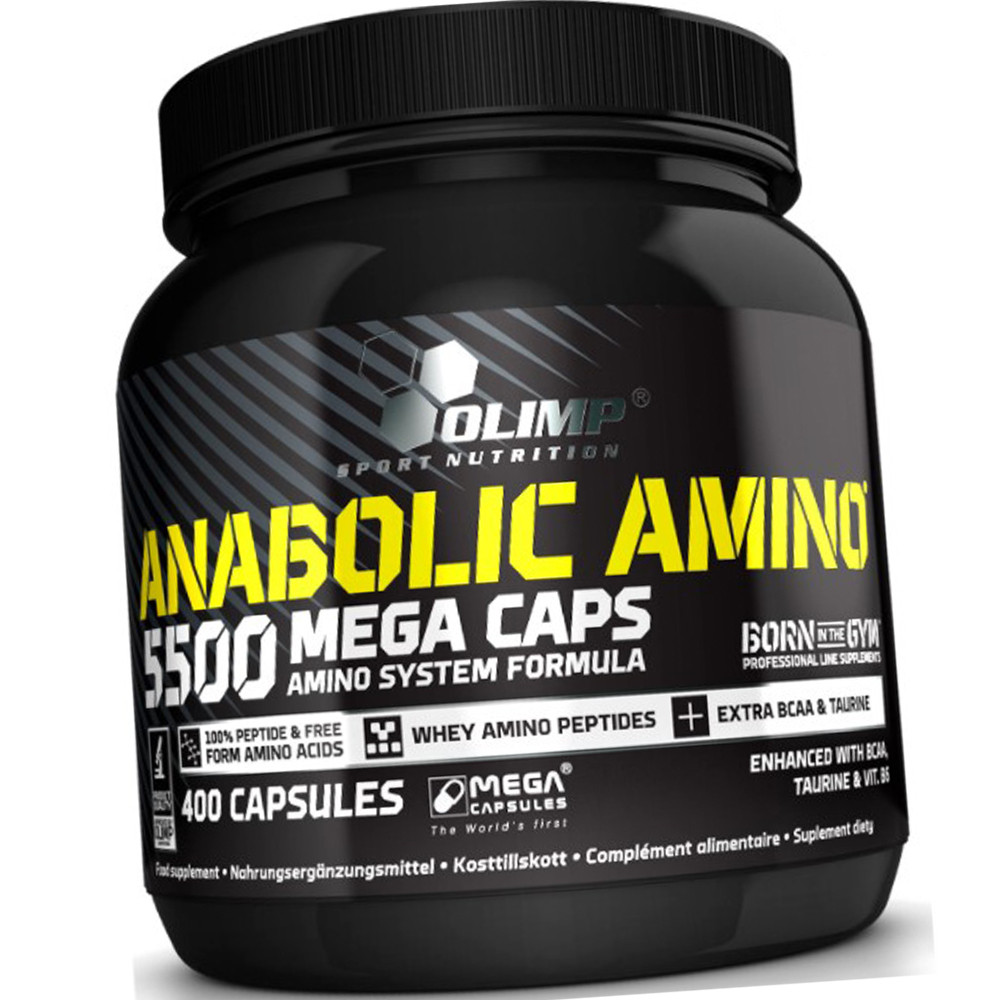 Найкращі амінокислоти Olimp Anabolic Amino 5500 400 капс, фото 1