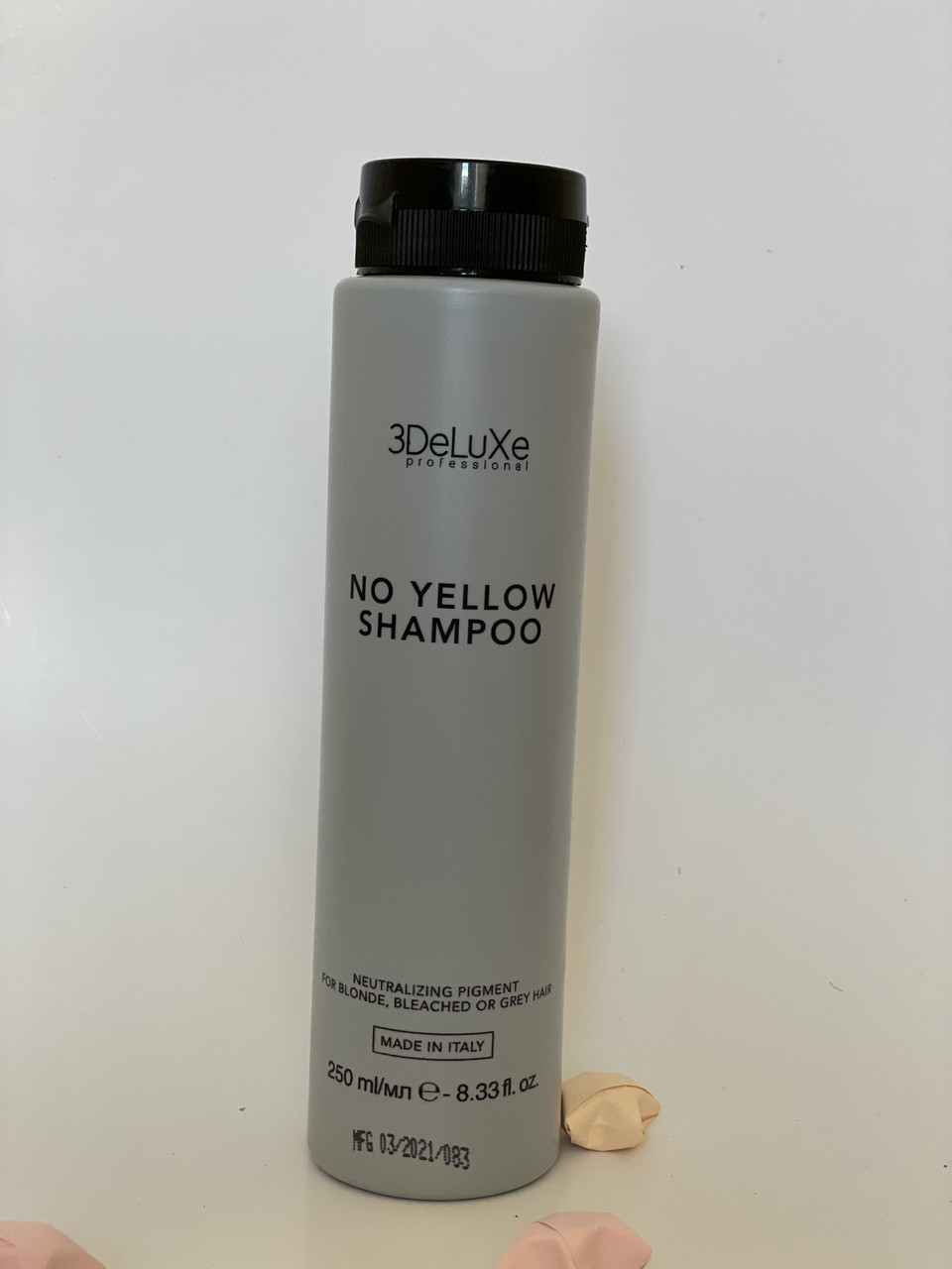 Шампунь для нейтралізації жовтизни 3DeLuxe Professional No Yellow Shampoo, 250 мл (Італія)