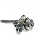 Замок меблевий центральний з рівним хвостовиком.