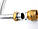 Муфта труба-наружна різьба з латуні 15х1/2 зовнішня різьба Dispipi, з'єднання гофрована труба, фото 6