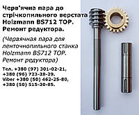 Ремонт редуктора для ленточнопильного станка Holzmann BS712 TOP; ремонт лентопила по металлу