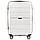 Валіза WINGS PP06 Поліпропілен на 4-х колесах, середня M Білий, фото 2