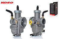 Універсальний Карбюратор D=28mm підкачування під трос фірма KOSO-KEIHIN Оригінал Тайвань