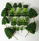 Дерева набір 9 шт., сосна розмір 5-11 см, для діорам, підставок, мініатюр, фото 5