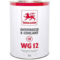 Антифриз WOLVER Antifreeze & Coolant WG12 Ready for use черв. каністра 10л