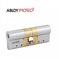 Цилиндр ABLOY Protec 2 CY322 87мм 41х46 матовый хром язычок 3 ключа
