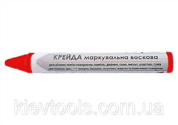 Крейда маркувальна воскова червона 13 мм, 2 шт VIROK 16V004
