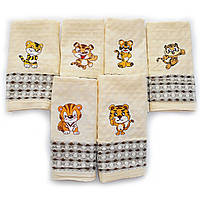 Кухонні вафельні рушники (Тигр)