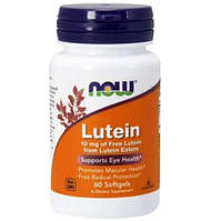 Лютеин витамины для глаз Now Foods Lutein 60 капсул