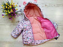 Дитяча демісезонна куртка для дівчинки Єдиноріг на зріст 80  см, фото 2