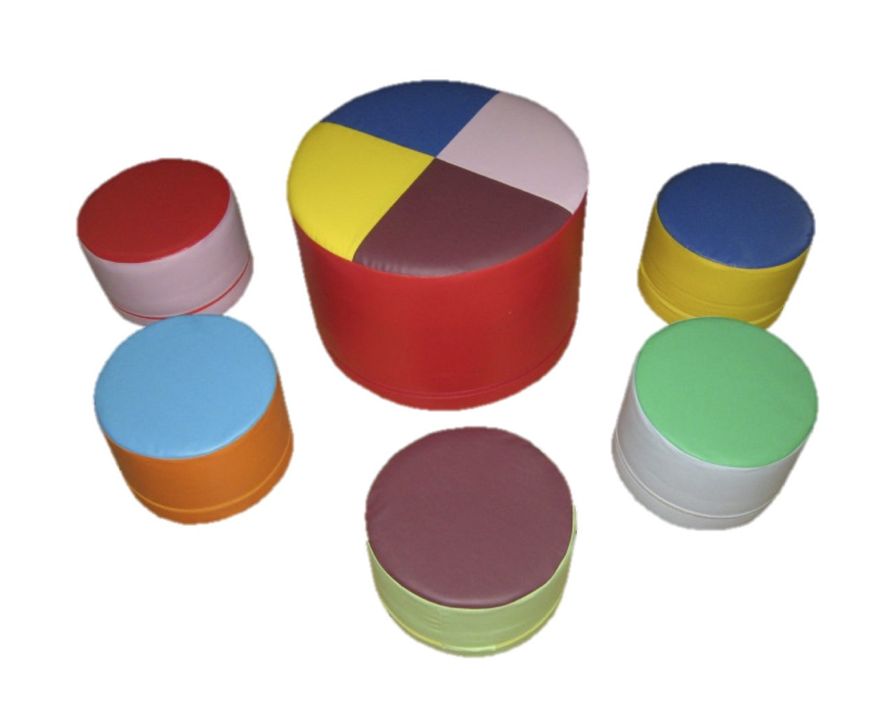 Набір м'яких меблів Компанія кожзам Різнобарвний (Тіа-sport ТМ)