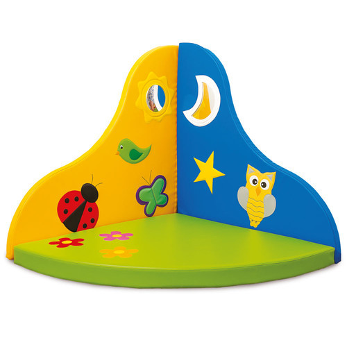 Дитячий сенсорний куточок День і Ніч шкірозамінник Різнобарвний 140х140х8 см (Тіа-sport ТМ)
