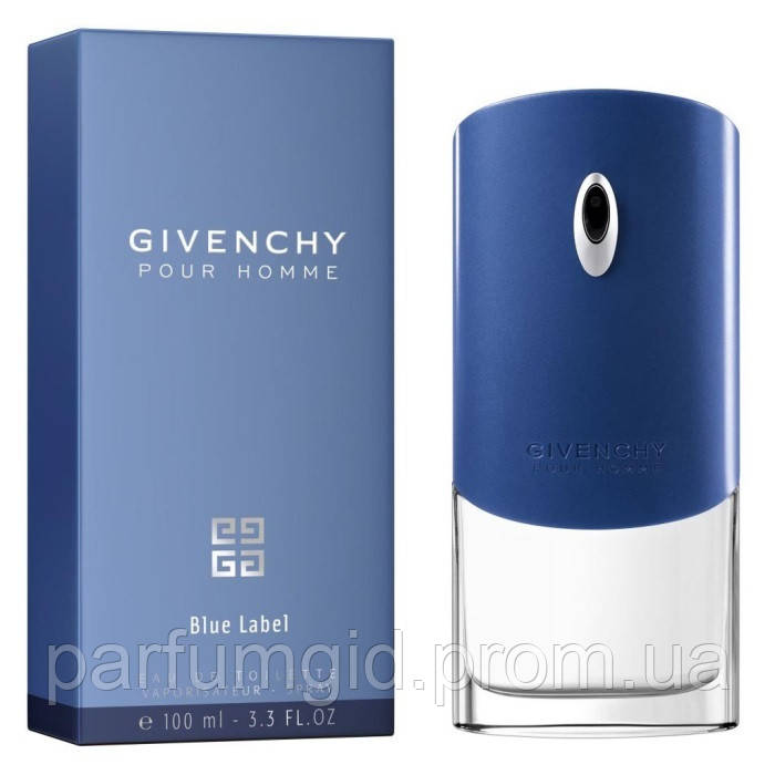 Pour Homme Blue Label 100 ml (Original Pack) чоловічі парфуми Живанші Пур Хом Блю Лейбл 100 мл (Оригінальна