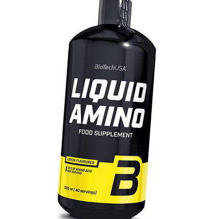 Амінокислоти рідкі BioTech Liquid Amino 1000 мл Лимон, фото 1