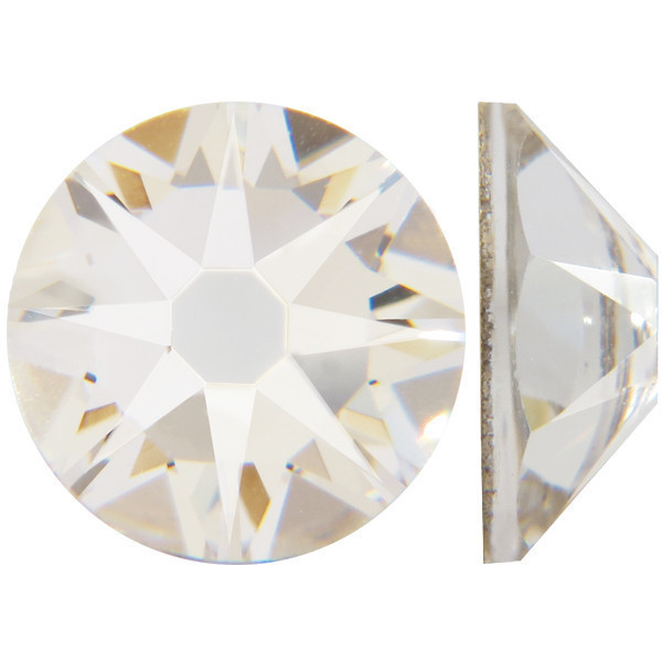Білий кристальний | Стрази Swarovski Crystal (Розмір 10ss; Тип_нанесения Клей E6000)